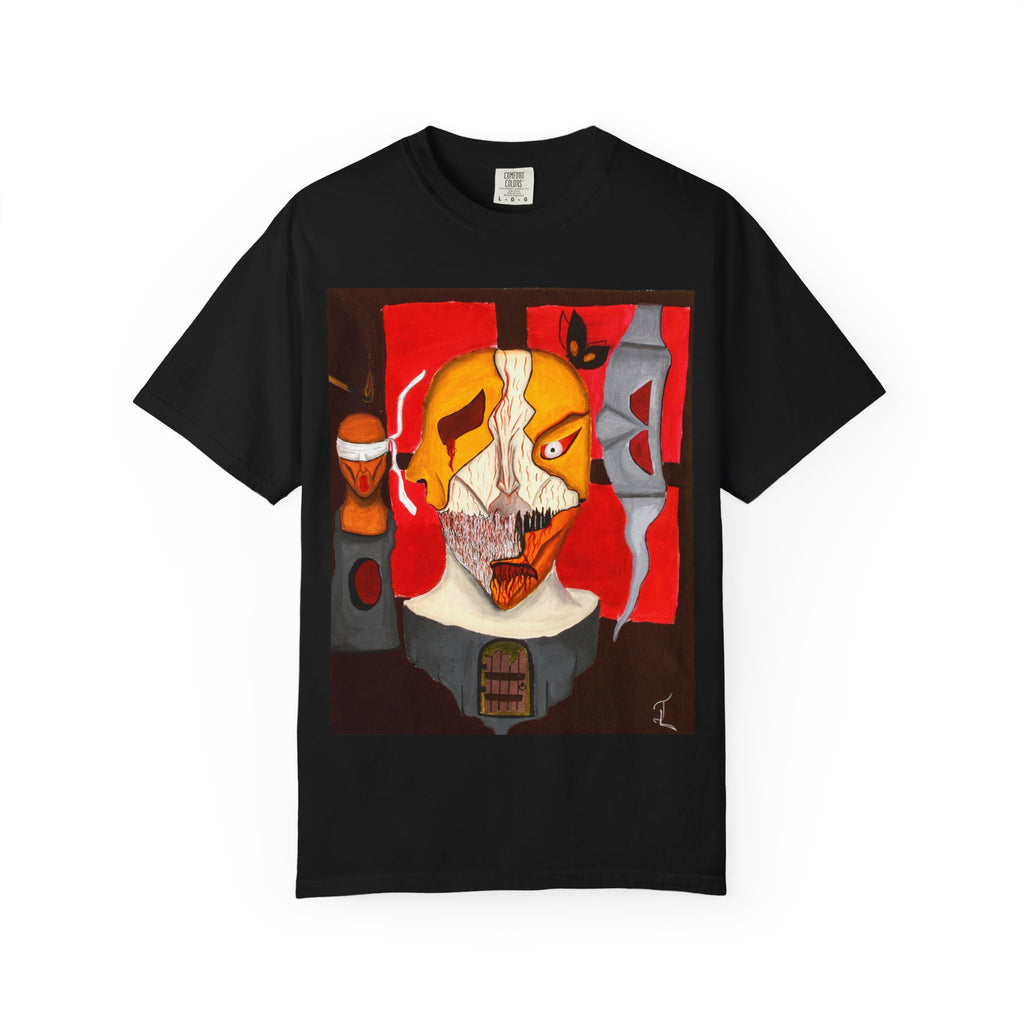 Artistic Unisex T-Shirt with Bold Graphic Design, Perfect for Art Lovers, Casual Wear, Unique Gift, Festival Merch, Everyday Comfort